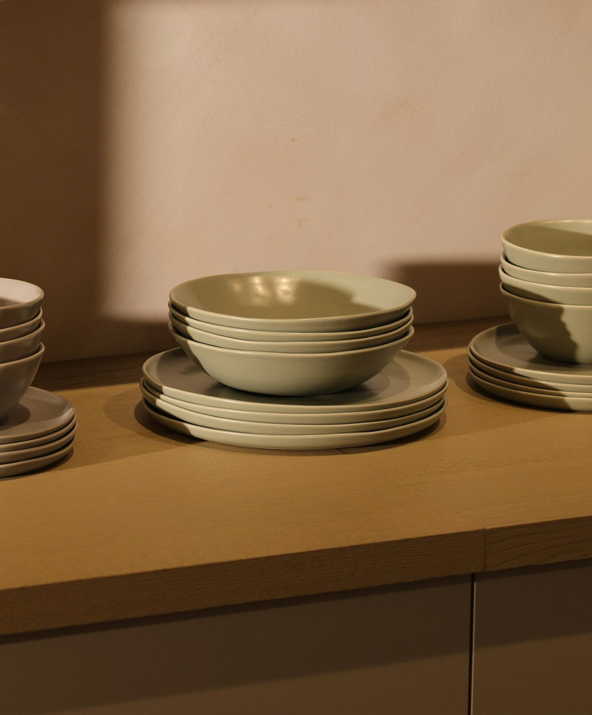 Pasta Bowls by Fable Home, shown in Beachgrass Green.