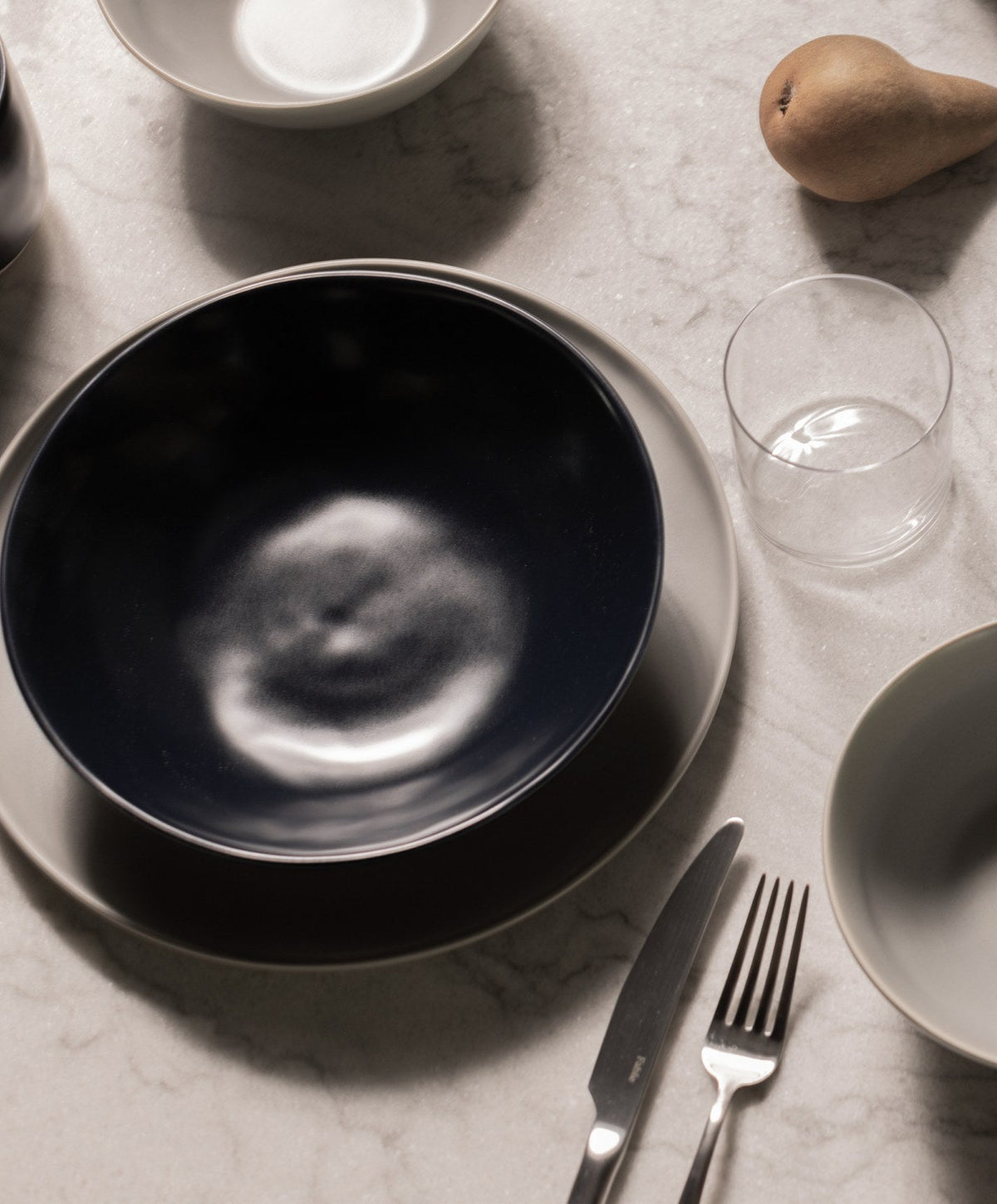 Pasta Bowls by Fable Home, shown in Midnight Blue.