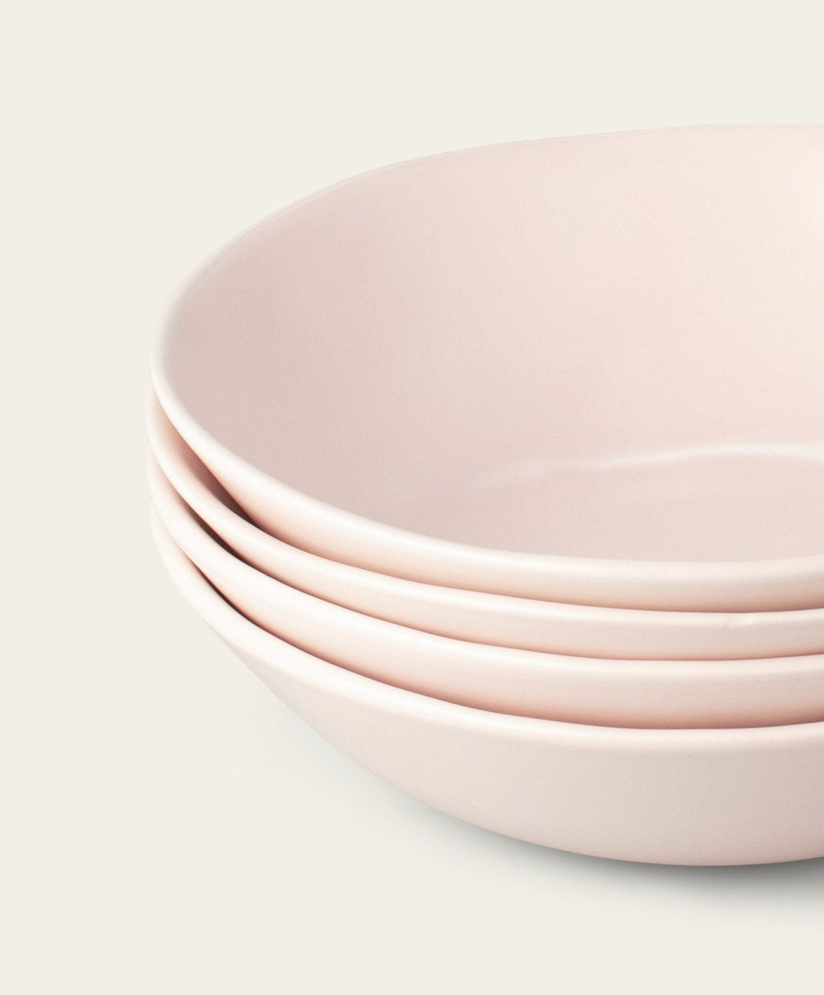 Pasta Bowls by Fable Home, shown in Blush Pink.