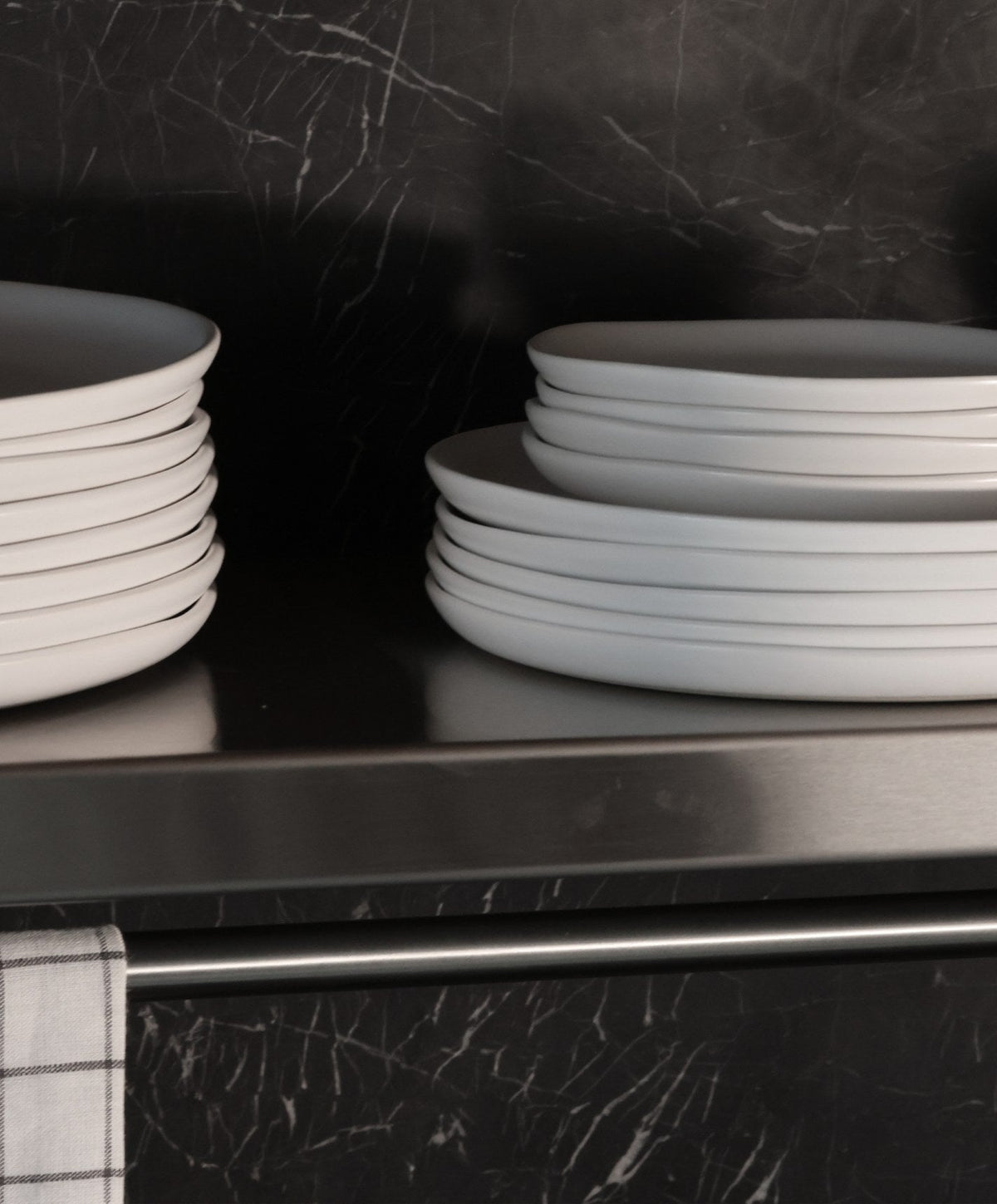 Dinner Plates by Fable Home, shown in Cloud White.