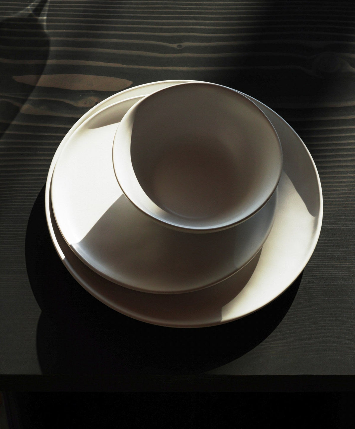 Dinner Plates by Fable Home, shown in Cloud White.