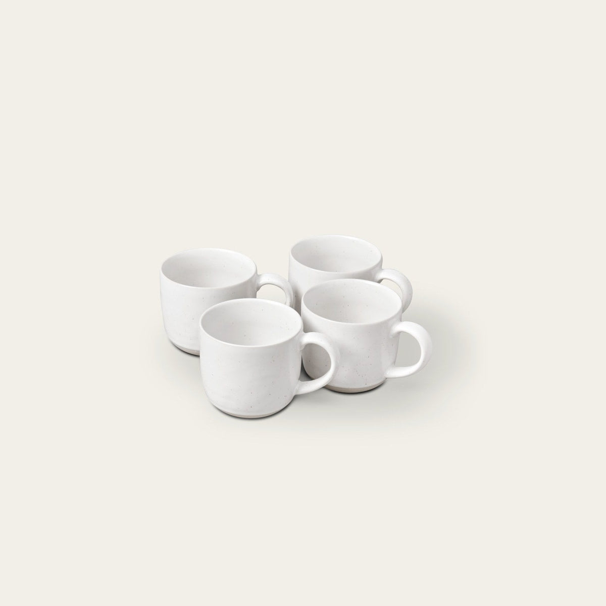 Mugs by Fable Home, shown in Speckled White.