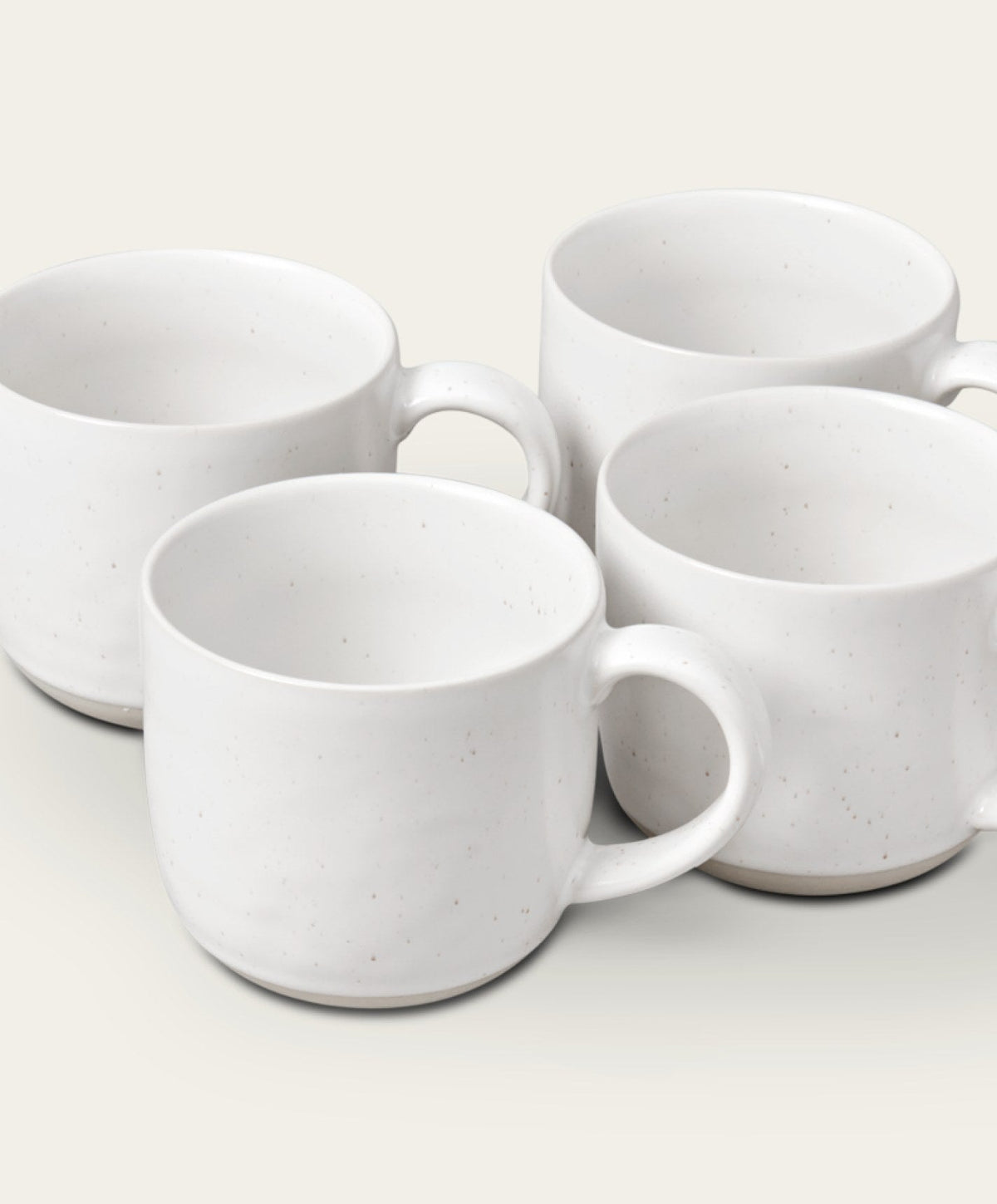 Mugs by Fable Home, shown in Speckled White.