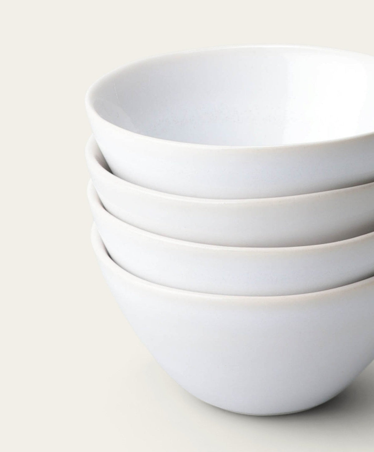 Little Bowls by Fable Home, shown in Pearl White.