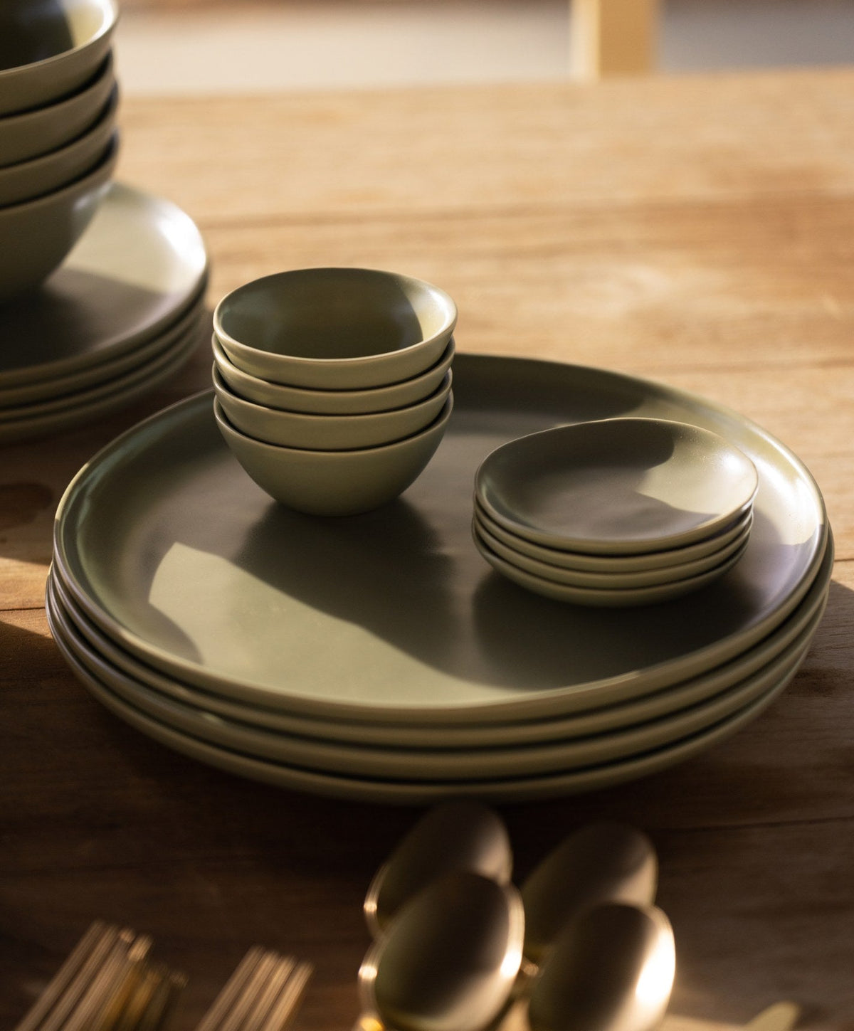Little Bowls by Fable Home, shown in Beachgrass Green.