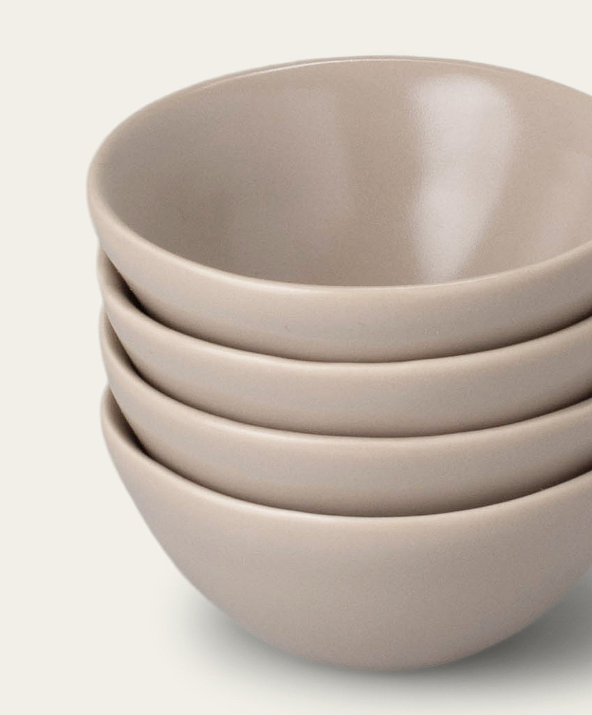 Little Bowls by Fable Home, shown in Desert Taupe.