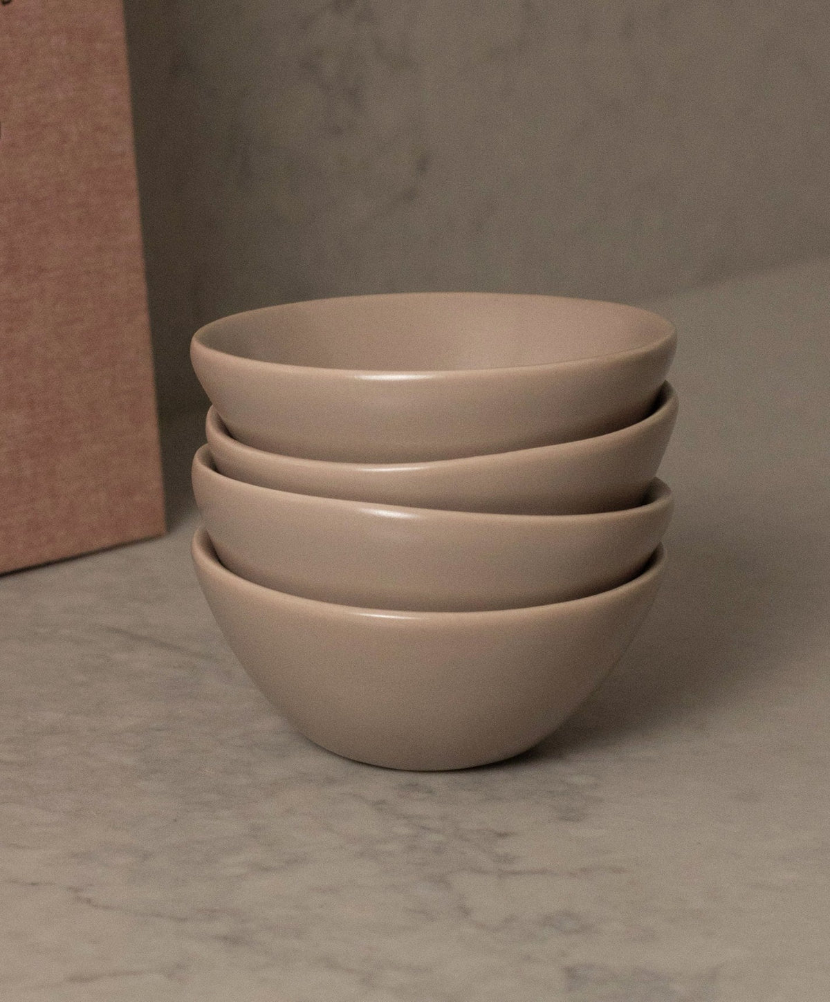 Little Bowls by Fable Home, shown in Desert Taupe.