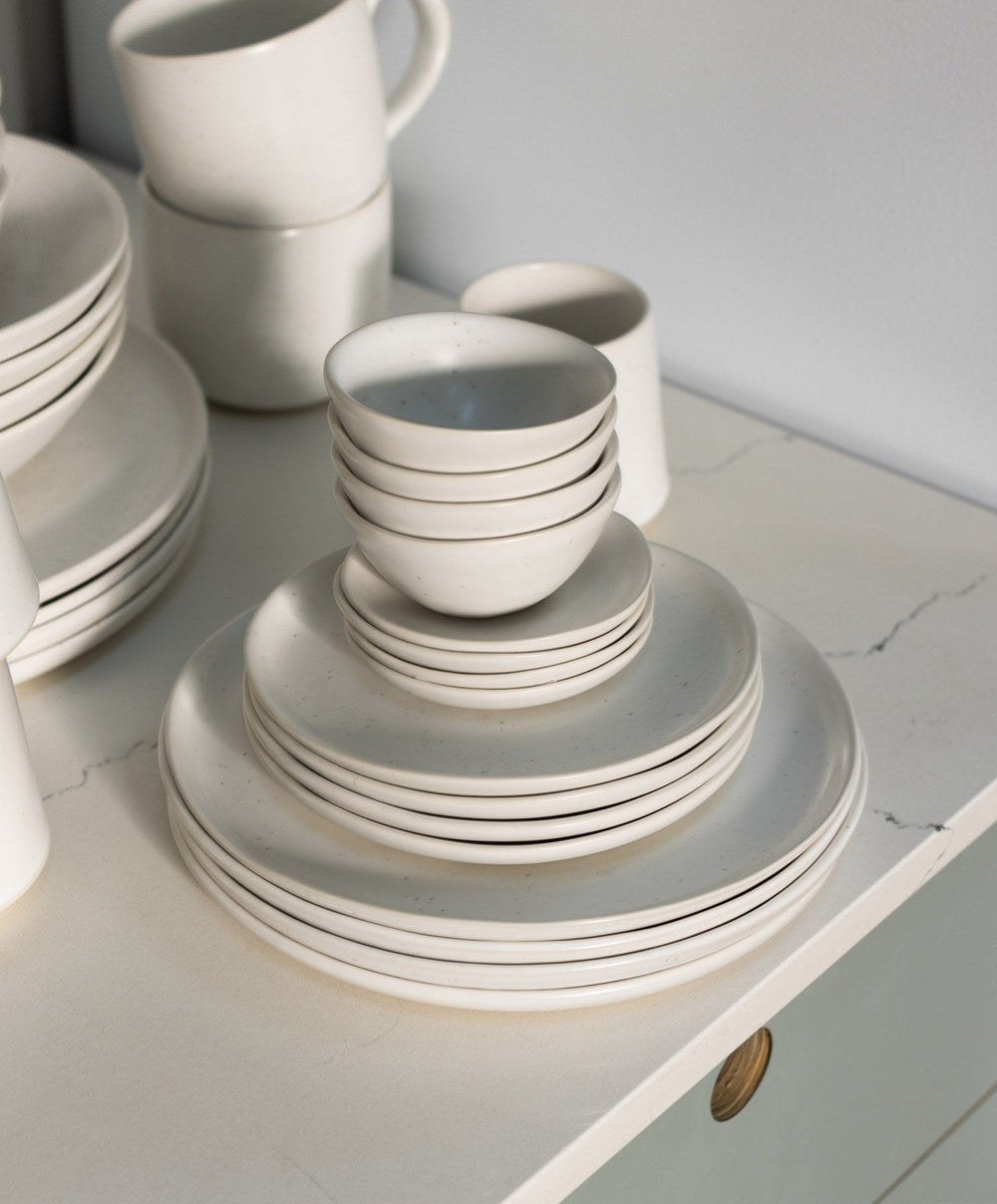 Little Bowls by Fable Home, shown in Speckled White.