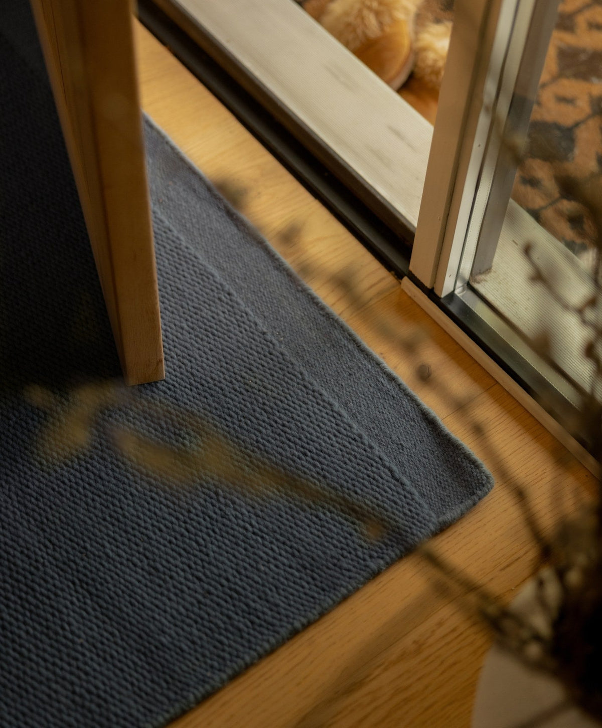 Wool Rug by Fable Home, shown in Seaside Blue.