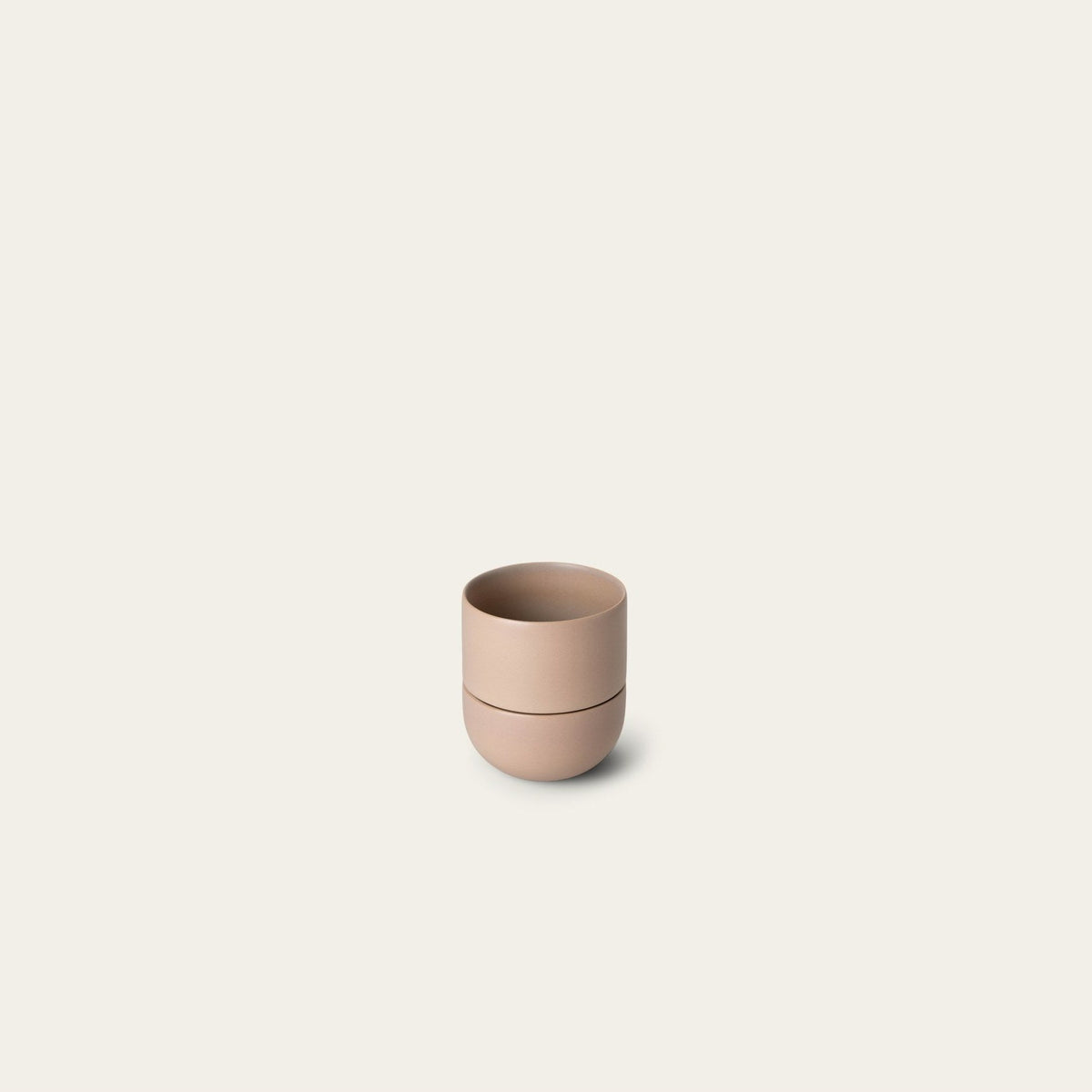 Small Planter by Fable Home, shown in Shoreline Sand.