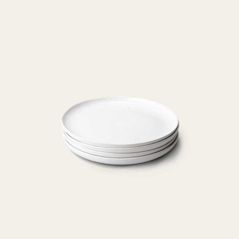 Lunch Plates by Fable Home, shown in Pearl White.