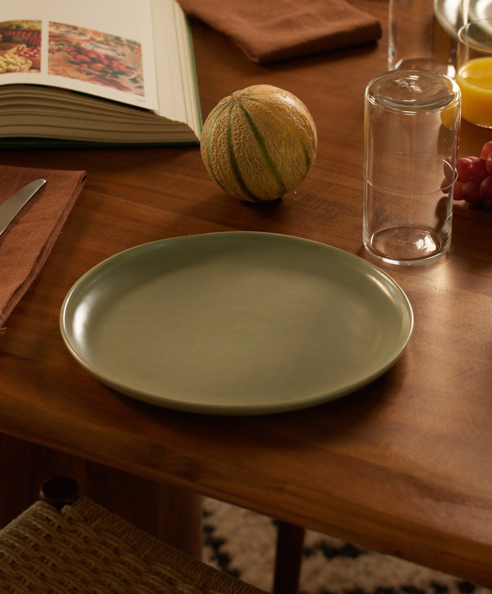 Lunch Plates by Fable Home, shown in Beachgrass Green.