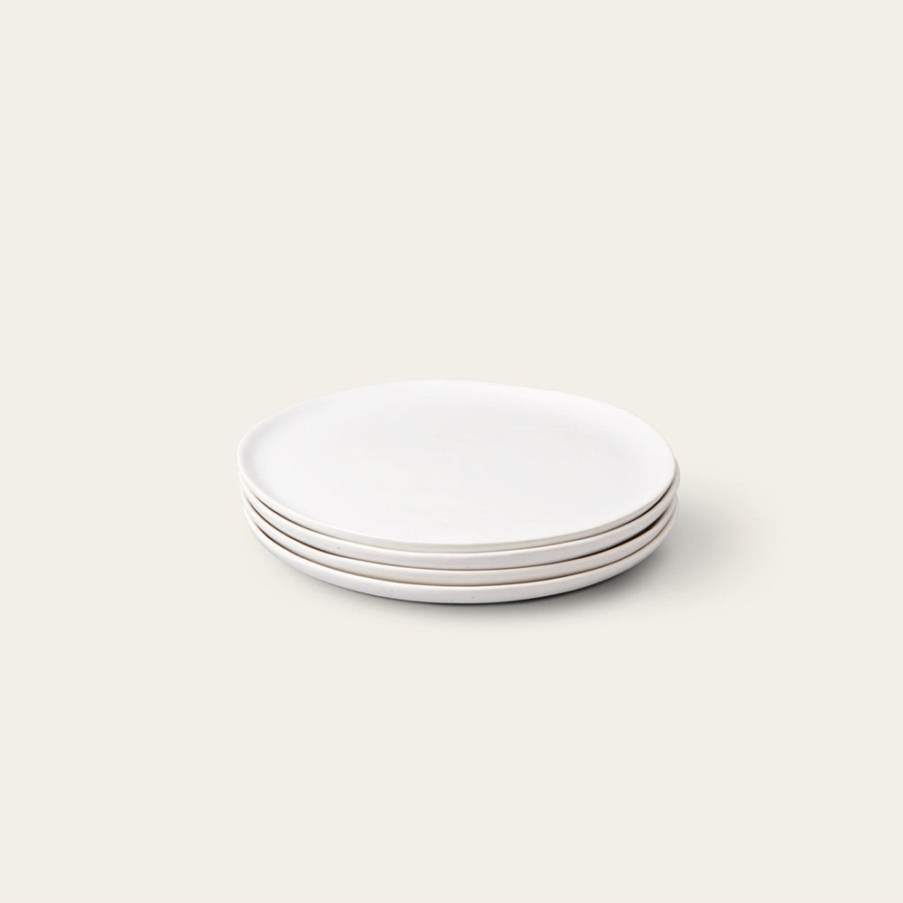 Lunch Plates by Fable Home, shown in Speckled White.