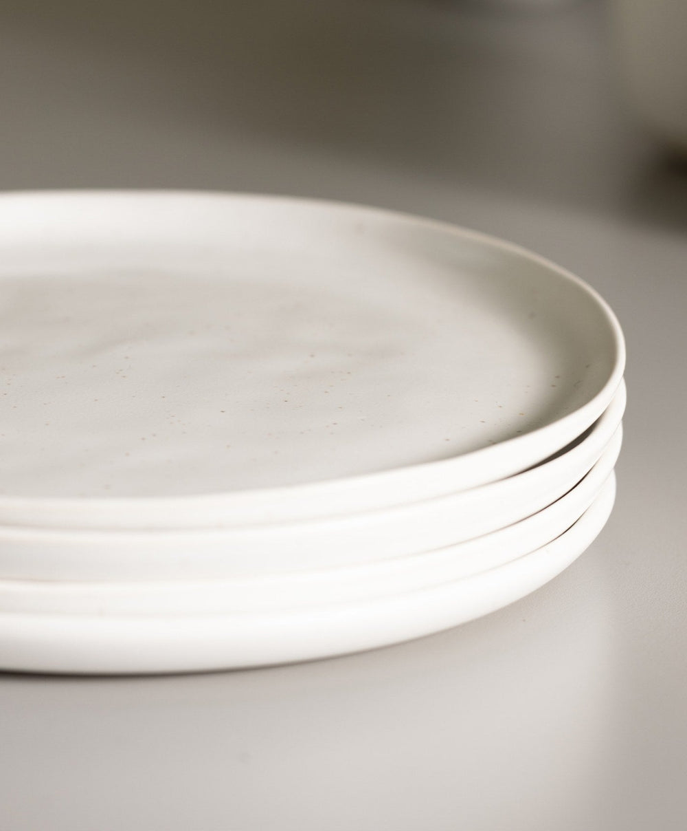 Lunch Plates by Fable Home, shown in Speckled White.