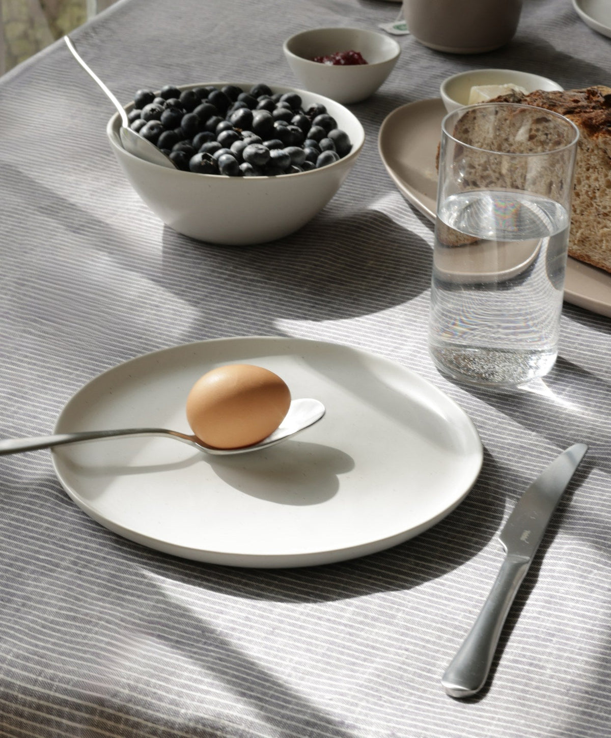 Flatware Set by Fable Home, shown in Matte Silver.