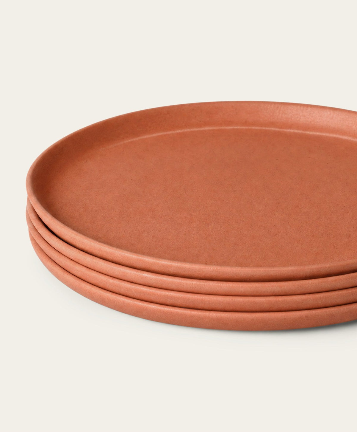 Dessert Plates by Fable Home, shown in Canyon Clay.