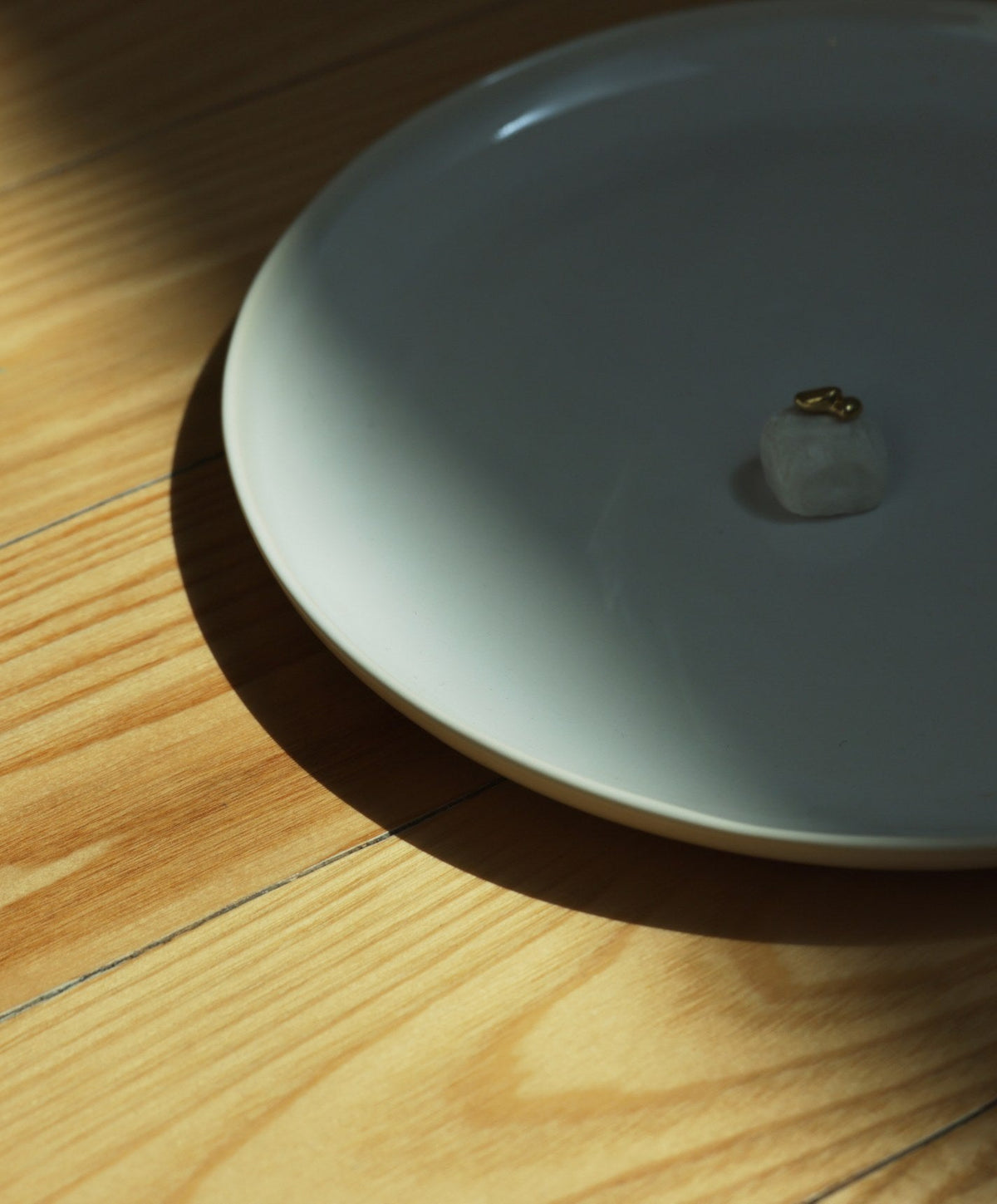 Dessert Plates by Fable Home, shown in Pearl White.