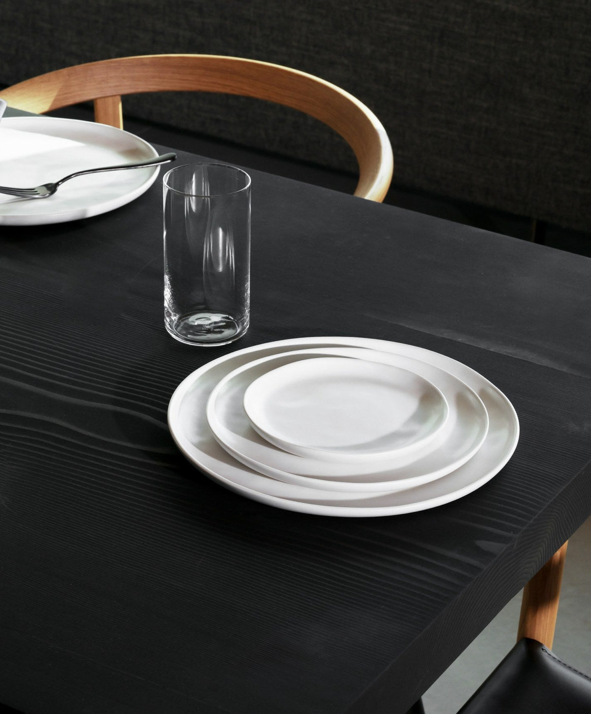 Dessert Plates by Fable Home, shown in Cloud White.