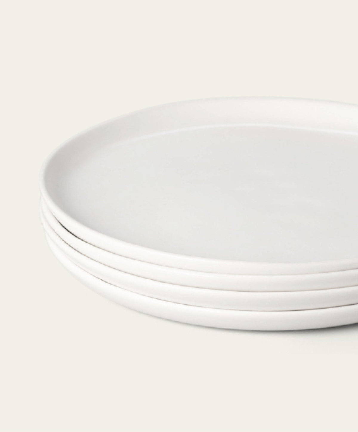 Dessert Plates by Fable Home, shown in Cloud White.