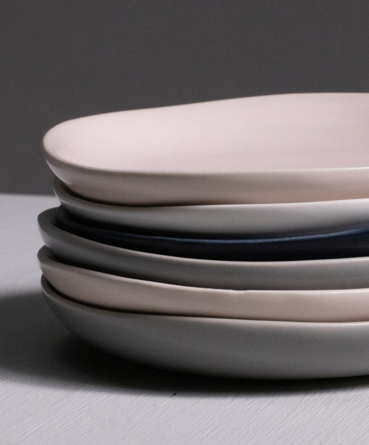 Dessert Plates by Fable Home, shown in Midnight Blue.