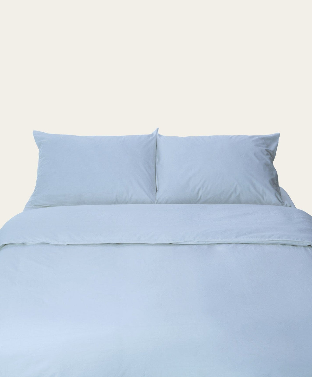 Percale Complete Bed Set by Fable Home, shown in Meadow Blue.