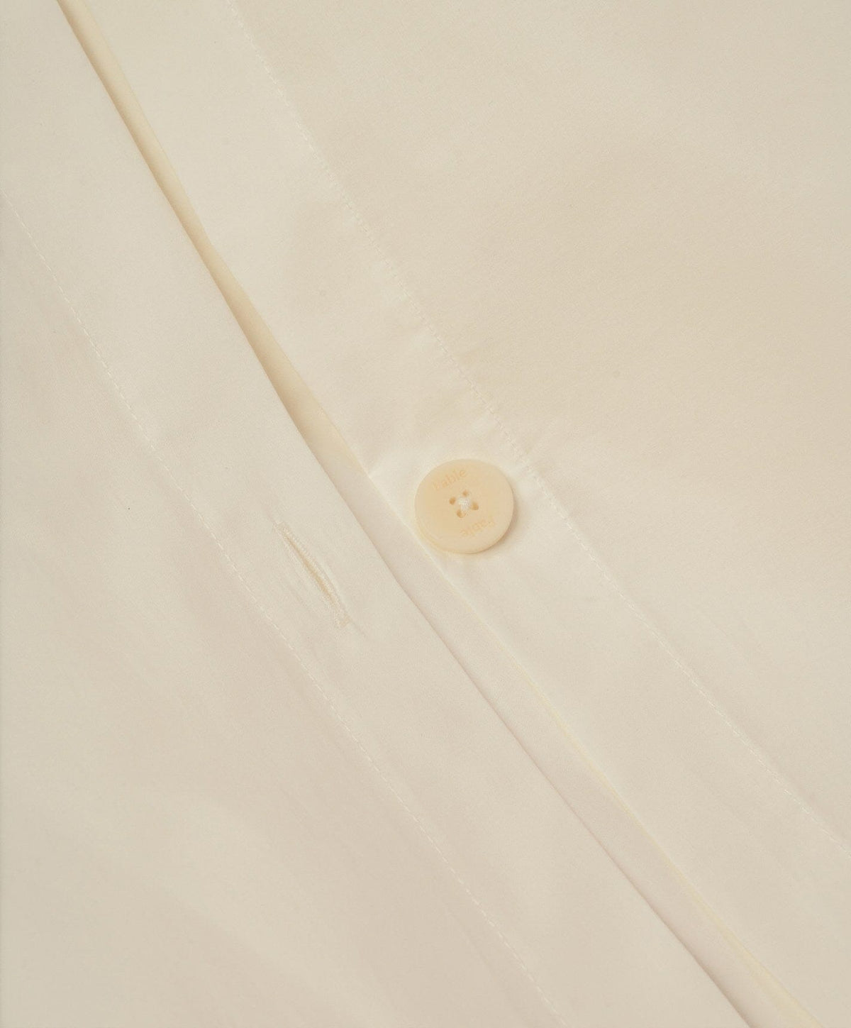 Percale Duvet Cover by Fable Home, shown in Birch Sand.