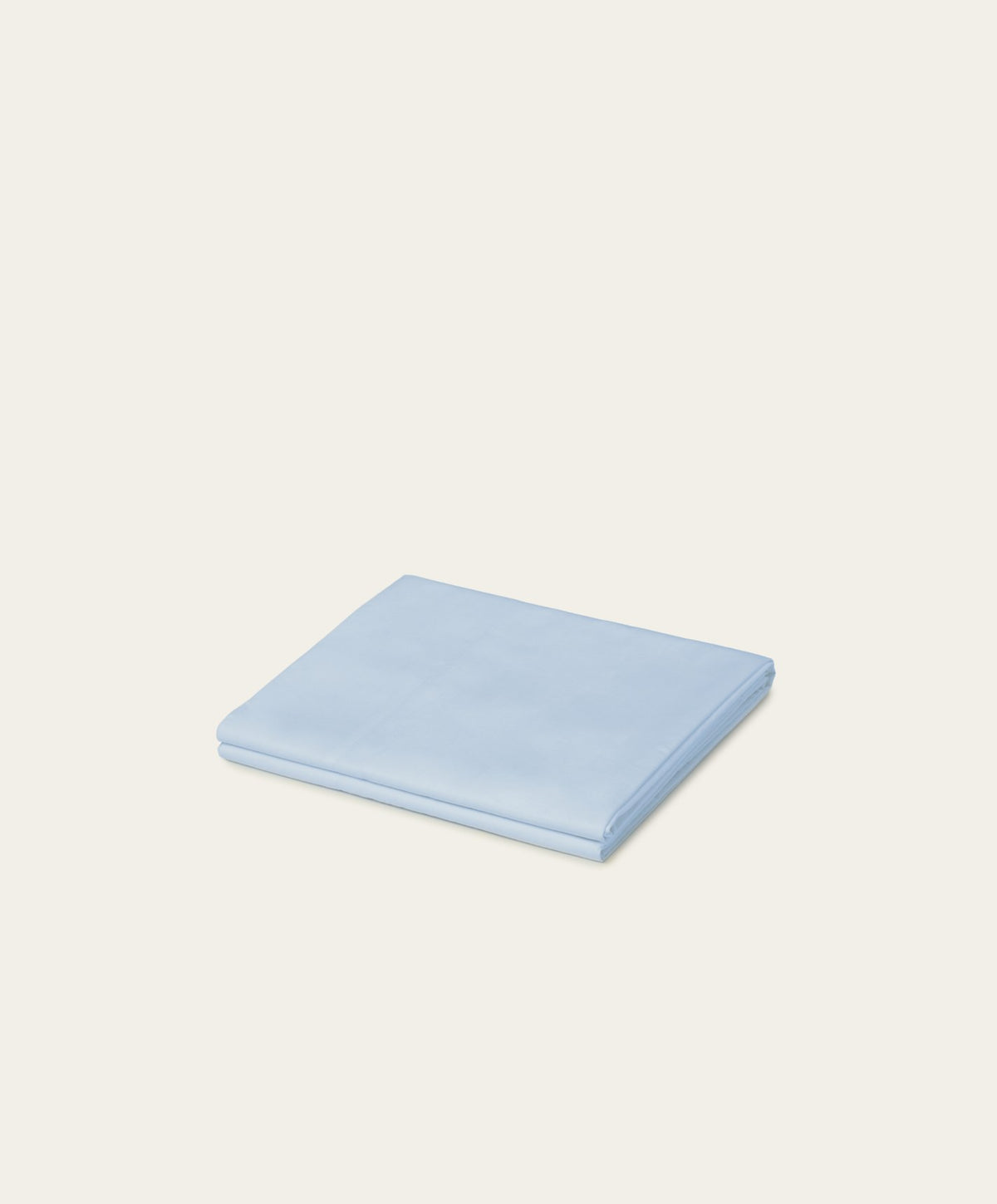 Percale Flat Sheet by Fable Home, shown in Meadow Blue.