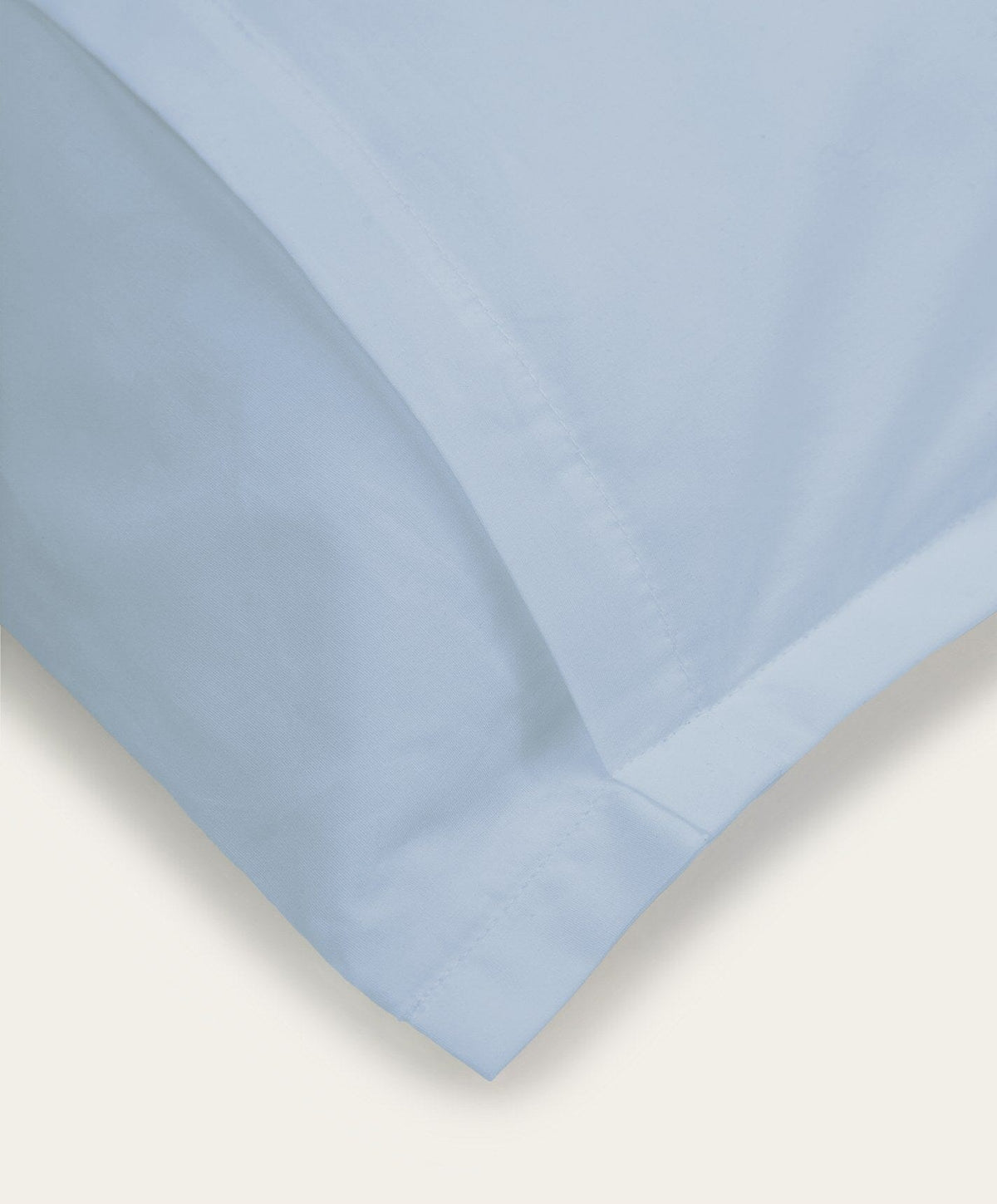 Percale Pillowcase Pair by Fable Home, shown in Meadow Blue.