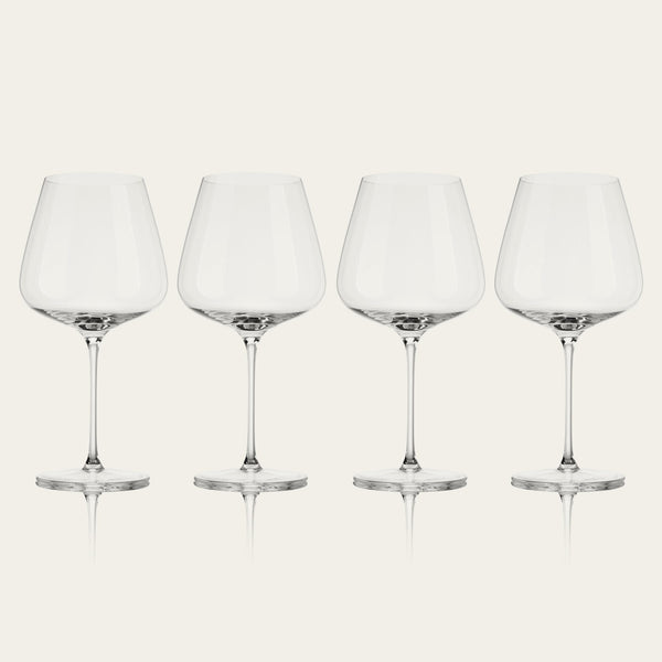 Pinot noir glasses pro glassware by Fable Home, shown in a clear finish. – #clear