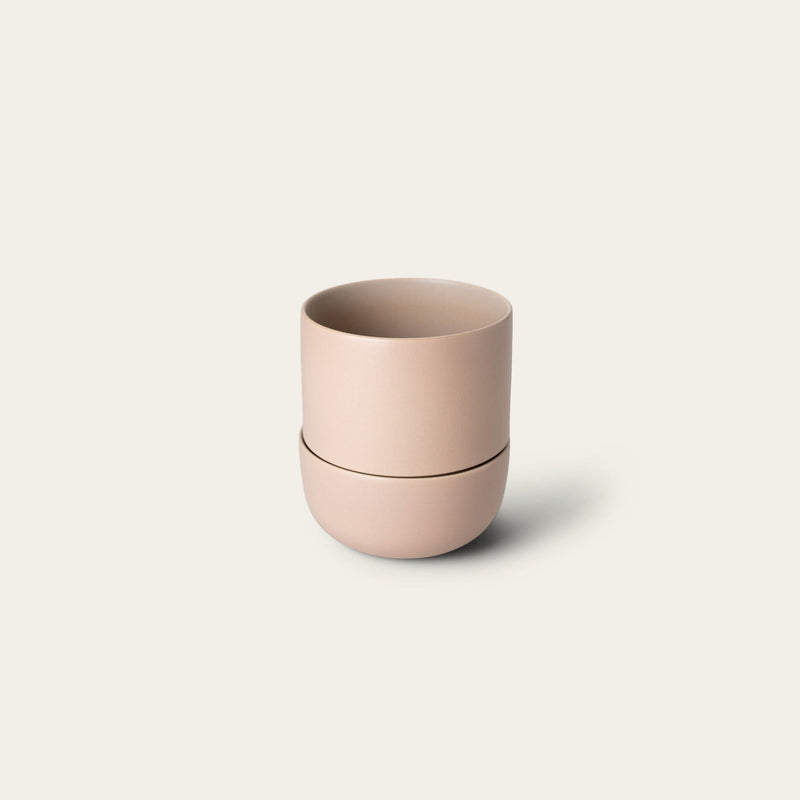 Planter planters by Fable Home, shown in a large/shorelinesand finish. – #large/shorelinesand