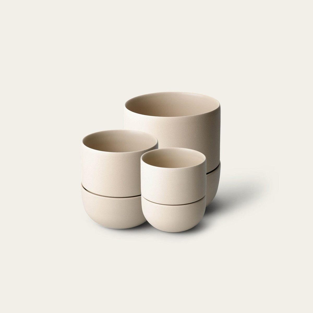 Planter Set by Fable Home, shown in Coastal Cream.
