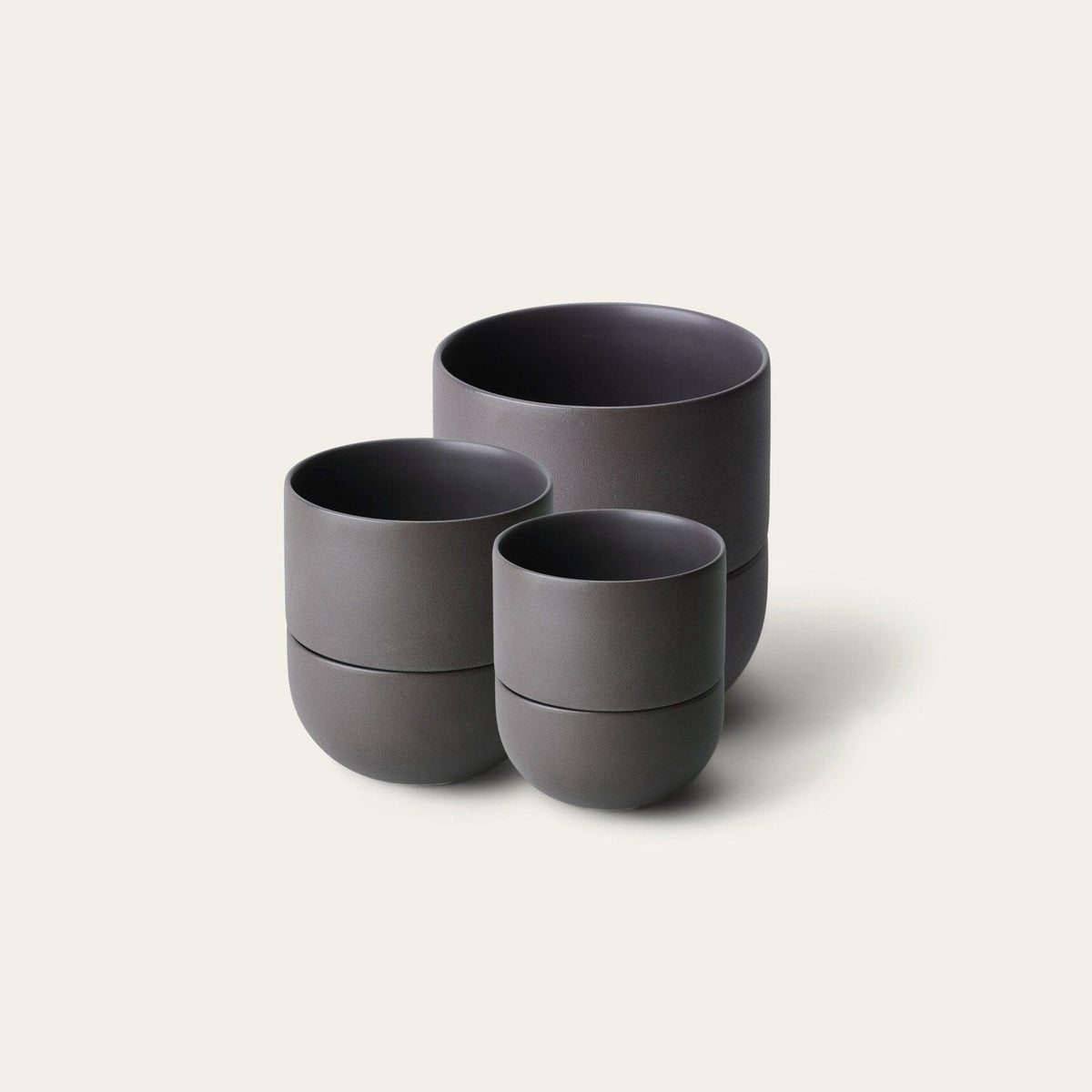 Planter Set by Fable Home, shown in Granite Gray.