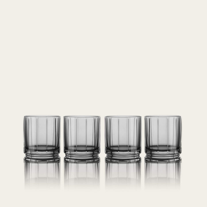 Rocks glasses glassware by Fable Home, shown in a clear finish. – #clear
