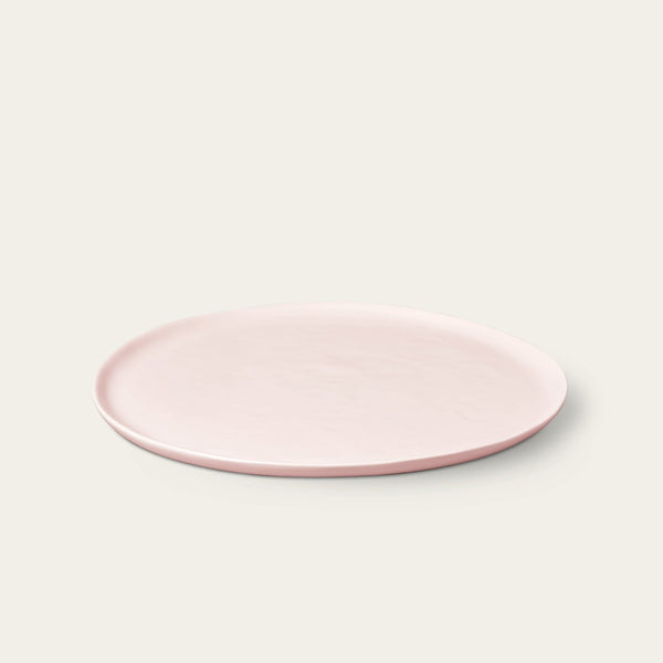 Serving platter dinnerware by Fable Home, shown in a blushpink finish. – #blushpink