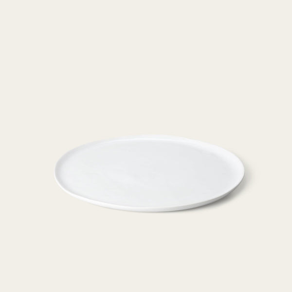 Serving platter dinnerware by Fable Home, shown in a pearlwhite finish. – #pearlwhite