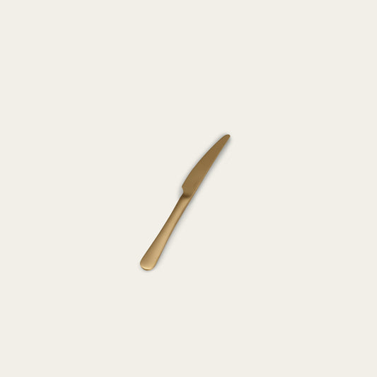 Single Big Knife Flatware Admin Matte Gold 