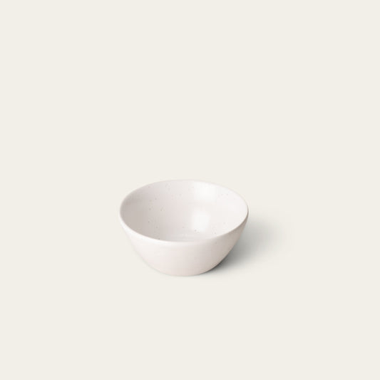 Single Dessert Bowl Dinnerware Admin Speckled White 