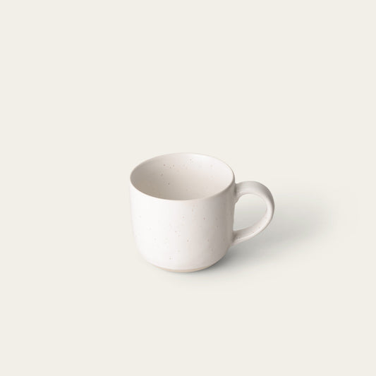Single Mug Dinnerware Admin Speckled White 