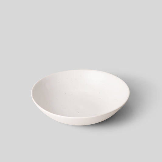 Single Pasta Bowl Dinnerware Admin Speckled White 