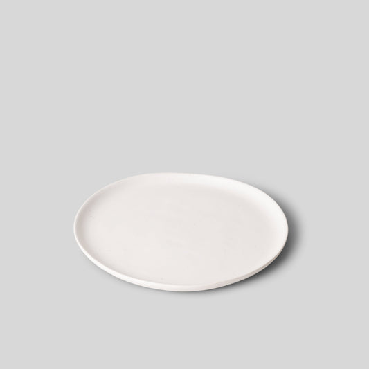 Single Salad Plate Dinnerware Admin Speckled White 