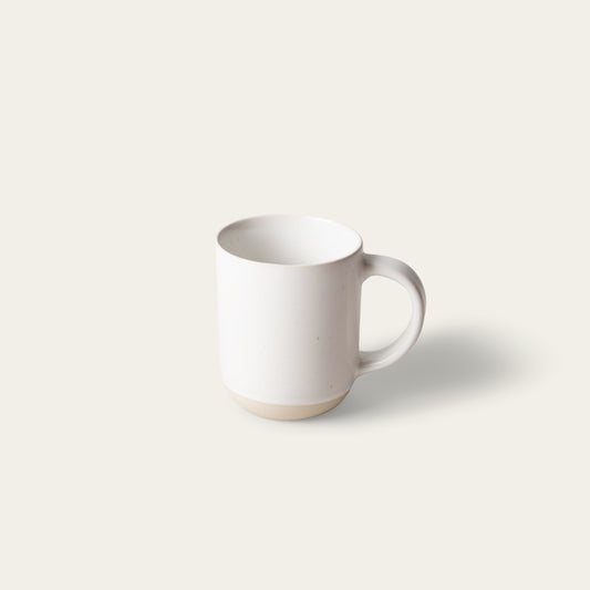 Single Small Mug Dinnerware Admin Speckled White 