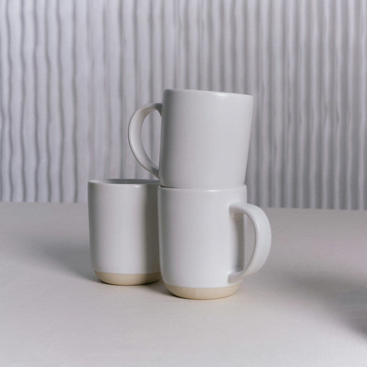 Small Mugs by Fable Home, featured in a cloudwhite finish. – #cloudwhite