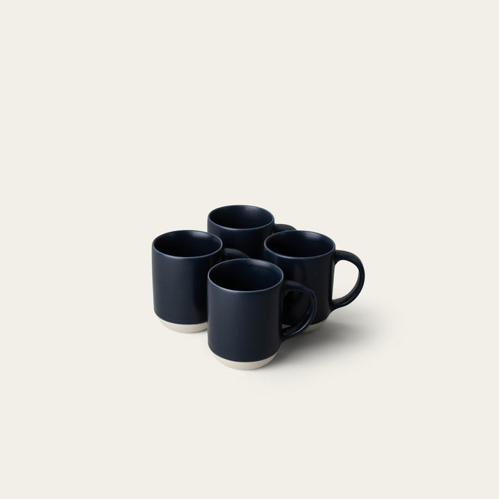 Small mugs drinkware by Fable Home, shown in a speckledwhite finish. – #speckledwhite