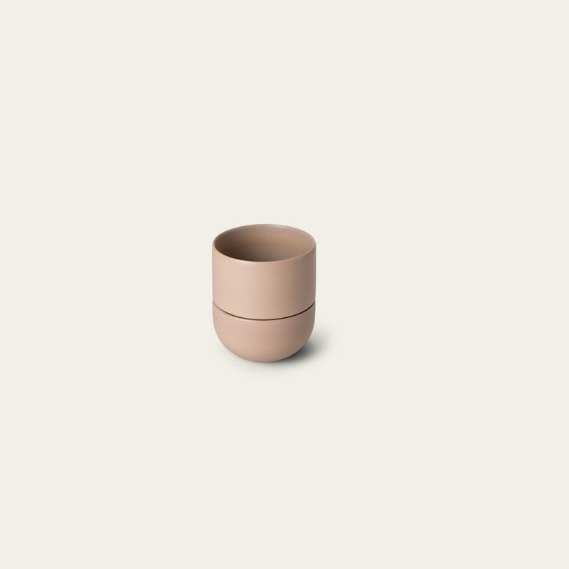 Planter planters by Fable Home, shown in a small/shorelinesand finish. – #small/shorelinesand