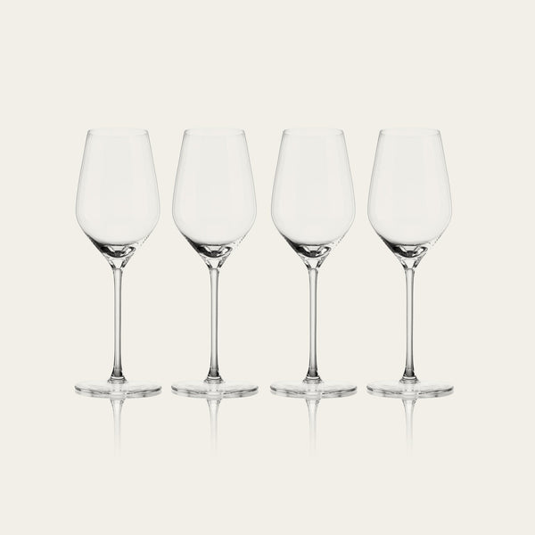 Sparkling glasses glassware by Fable Home, shown in a clear finish. – #clear