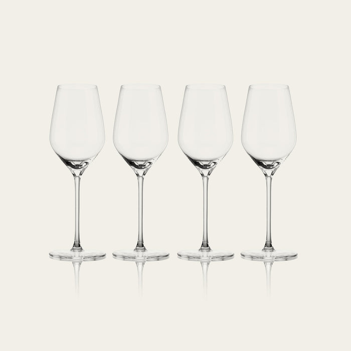 Sparkling glasses glassware by Fable Home, shown in a clear finish. – #clear