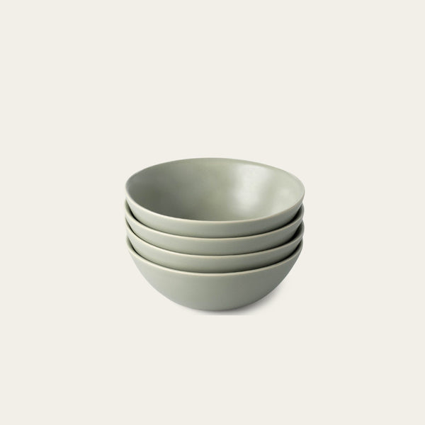 Breakfast bowls dinnerware by Fable Home, shown in a beachgrassgreen finish. – #beachgrassgreen