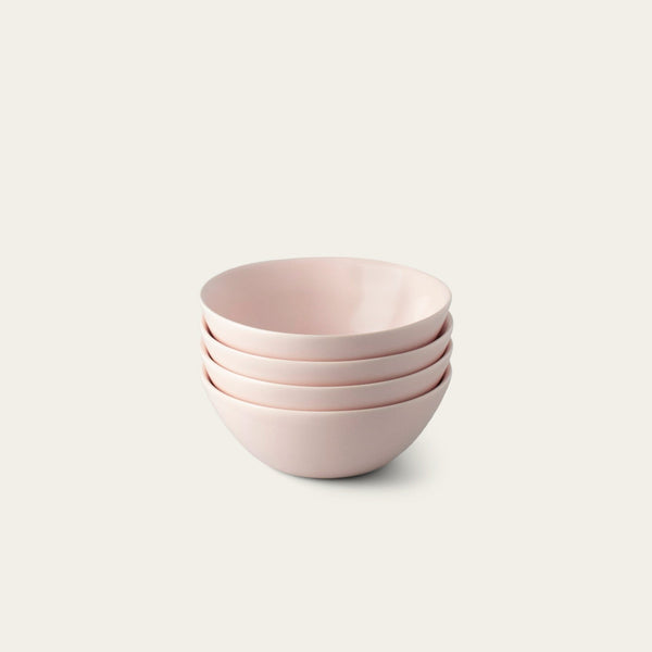 Breakfast bowls dinnerware by Fable Home, shown in a blushpink finish. – #blushpink