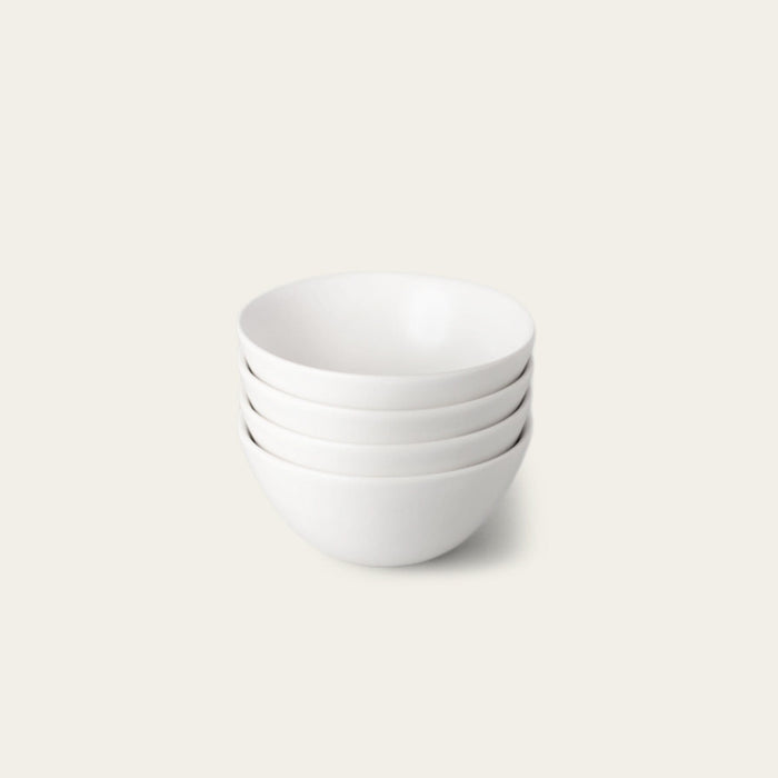 Breakfast bowls dinnerware by Fable Home, shown in a cloudwhite finish. – #cloudwhite