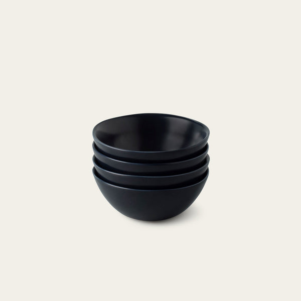 Breakfast bowls dinnerware by Fable Home, shown in a midnightblue finish. – #midnightblue